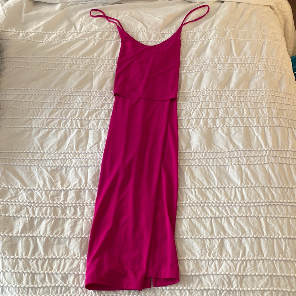 Fuchsia Banana Republic Dress In Medium